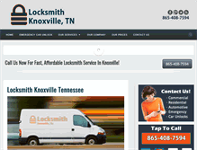 Tablet Screenshot of knoxlocksmith.com